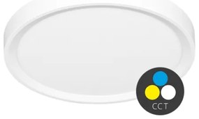 Plafonieră LED Ecolite W007-CCT/32W/BI SALY LED/32W/230V IP40 alb