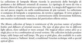 Aplica de perete eleganta design LUX realizata manual Bloom