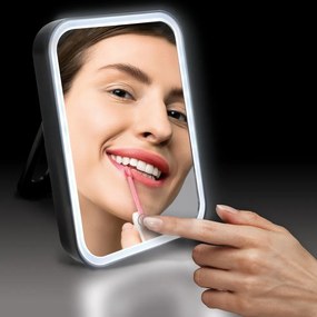 Oglindă cosmetică cu led 15x20 cm Ania – MSV