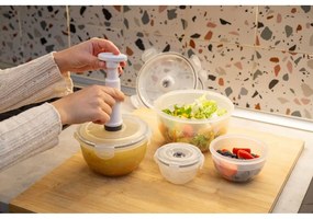 Set 4 recipiente pentru stocare alimente și pompă de vacuum Compactor Food Saver