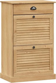 vidaXL Dulap de pantofi VIGO, 60x35x96 cm, lemn masiv de pin