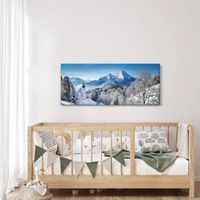 Tablou - O privire asupra peisajului de iarnă (120x50 cm)