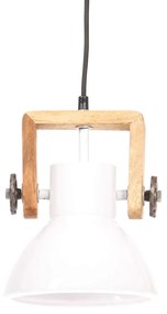 Lampa suspendata industriala, 25 W, alb, 19 cm, E27, rotund 1, Alb,    19 cm, Alb