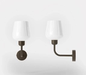 Aplica de perete design italian din alama si sticla Talis