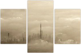 Tablou - Oraș în nori (90x60 cm)