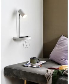 Nordlux - Lampă de perete CODY cu poliță, 1xGU10/15W/230V, albă