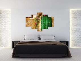 Tablou - Ușă veche (150x105 cm)