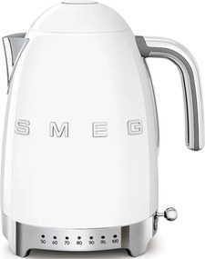 Ceainic electric alb din oțel inoxidabil 1,7 l Retro Style – SMEG