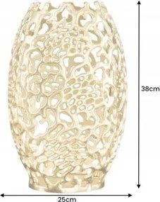 Vaza, Vas decorativ realizat manual Abstract Leaf 40cm