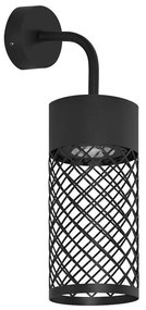 Aplica LED iluminat exterior IP65 MOTLEY negru