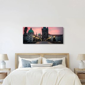 Tablou - Pe podul lui Carol,Praga (120x50 cm)