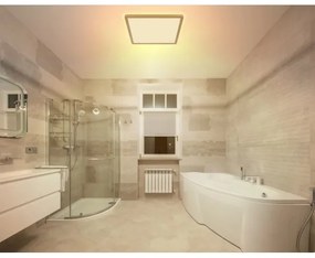 Plafonieră LED dimabilă Globo 41563-24MM SAPANA LED/24W/230V IP44