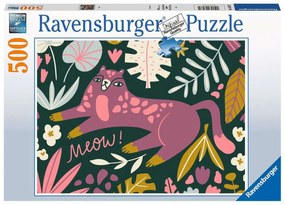 PUZZLE PISICUTA TRENDY, 500 PIESE - RAVENSBURGER (RVSPA16587)