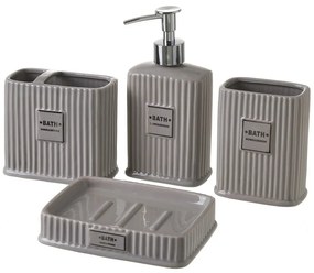 Set de accesorii de baie gri Griso – Casa Selección
