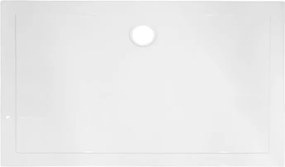 Aquamarin suport de duș dreptunghiular, 110 x 80 cm