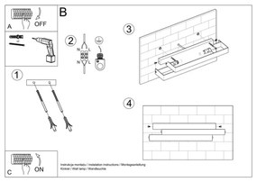 Aplică perete FROST 2xG9/40W/230V