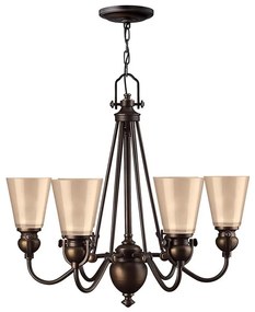 Lustră pe lanț Hinkley HK-MAYFLOWER6 MAYFLOWER 6xE27/60W/230V
