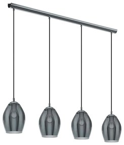 Lustră pe cablu ESTANYS 4xE27/60W/230V Eglo 39566