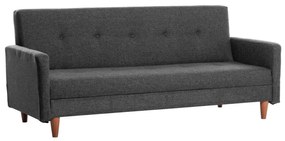 Canapea NARA cu 2 locuri, gri închis
