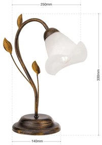 Veioza/Lampa de masa design elegant SISI antique