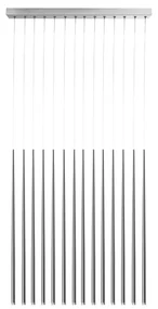 Lustra LED design modern minimalist 45cm Louise 14 chrome ZZ AZ3426
