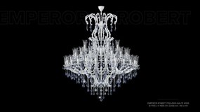 Candelabru Cristal Bohemia Exclusive 48 brate EMPEROR ROBERT