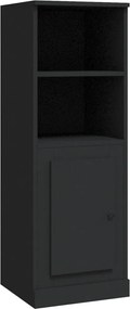 vidaXL Dulap înalt, negru, 36x35,5x103,5 cm, lemn compozit