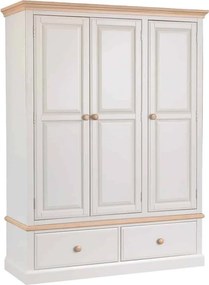 Dulap lemn masiv natur Sussane Gri/, 155 × 58 × 200 cm