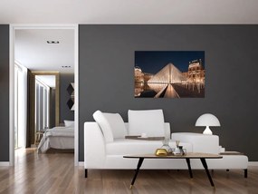 Tablou - Louvre noaptea (90x60 cm)