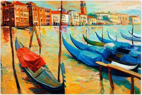 Tablou - Port în Veneția (90x60 cm)