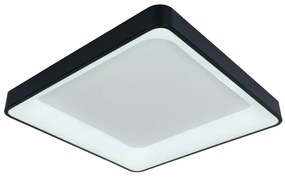 Brilagi - Plafonieră LED reglabilă FALCON II LED/125W/230V 60x60 cm neagră + telecomandă