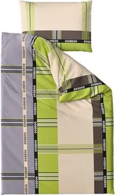 Lenjerie de pat policoton DANIELA POLY verde Dimensiune lenjerie de pat: 70 x 90 cm | 140 x 220 cm