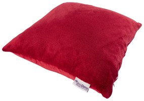 Set de 2 feţe pernuţe din micropluş vinului 45 x 45 cm