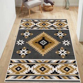 Covor camera antiderapant, Stil Boho-Chic, mai multe dimensiuni