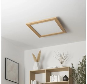 Eglo 75643 - Plafonieră LED CALEMAR 19W 230V 4000K 43,7 cm stejar
