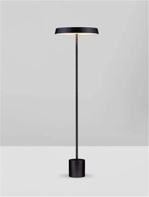 Lampa de podea LED design modern VETRO negru, D-40cm