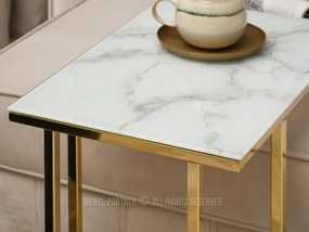 Măsuță de cafea Vasho (alb + auriu). 1111539