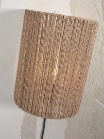 Aplica de perete eco din iuta Iguazu half 32cm nat