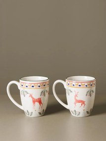 Set 2 cani din ceramica, "Frimas"