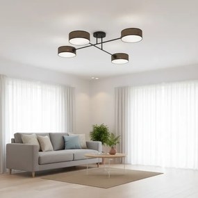 Lustră aplicată MAGA 4 x E14/10W/230V, maro