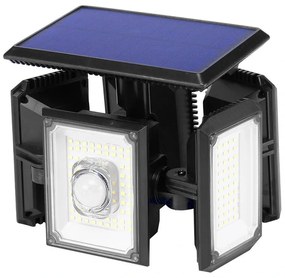 Lampa solara rotativa cu 5 panouri, 300 LED