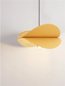 Lustra suspendata decorativa LUVE galben mustar