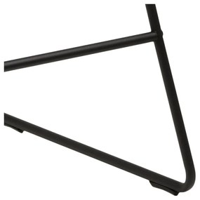 Scaun de bar negru (înălțime șezut 76 cm) Tina – Actona