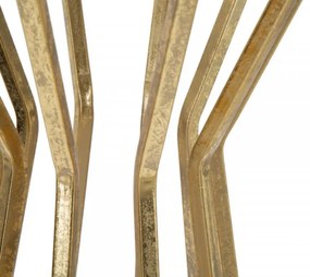 Masuta auxiliara aurie din metal, ∅ 38 cm, Stick Mauro Ferretti
