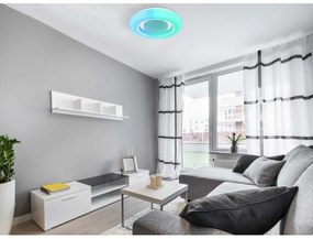 Plafonieră RGBW dimabilă BURRO LED/18W/230V Globo 41369-18 + telecomandă