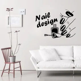 Sticker perete Nail Design
