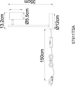 Veioza/Lampa de masa moderna ROBBY