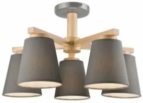 Plafoniera rustica 5 becuri E27 Ellie 37806 Lamkur