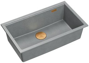 Chiuveta din granit Logan 110 gri metalic
