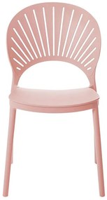 Set 4 buc scaune de sufragerie Ostza (roz). 1081822